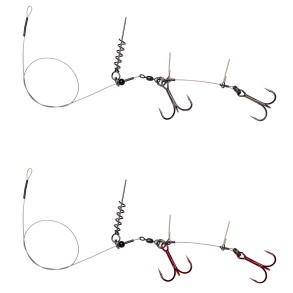 SAVAGE GEAR LINETHRU CORKSCREW RIG 1 40CM 22KG 2PCS