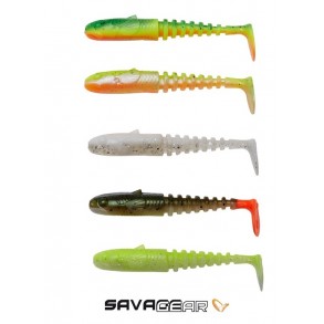 SAVAGE GEAR GOBSTER SHAD CLEAR WATER MIX 5PCS