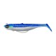 LEURRE SOUPLE SAVAGE MINNOW WL 12.5CM 28G SINKING WHITE PEARL SILVER 2+1