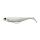 LEURRE SOUPLE SAVAGE MINNOW WL 12.5CM 28G SINKING WHITE PEARL SILVER 2+1